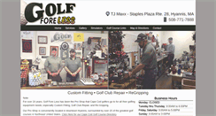 Desktop Screenshot of golfforeless.biz